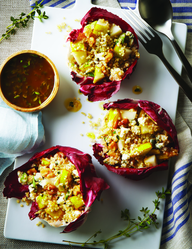 Pear Walnut Blue Cheese Salad