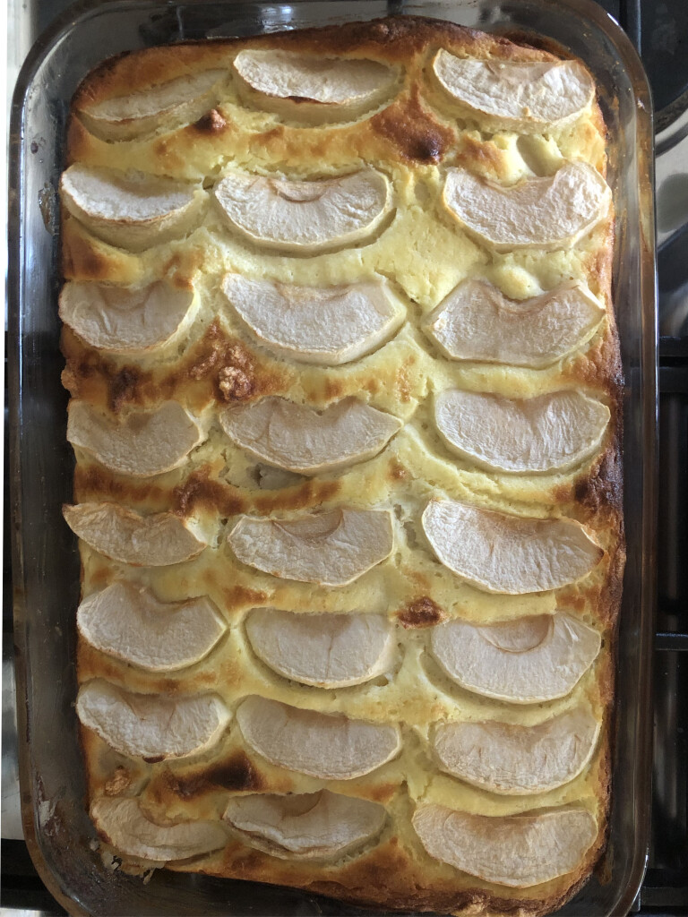 Quark Casserole with Apples