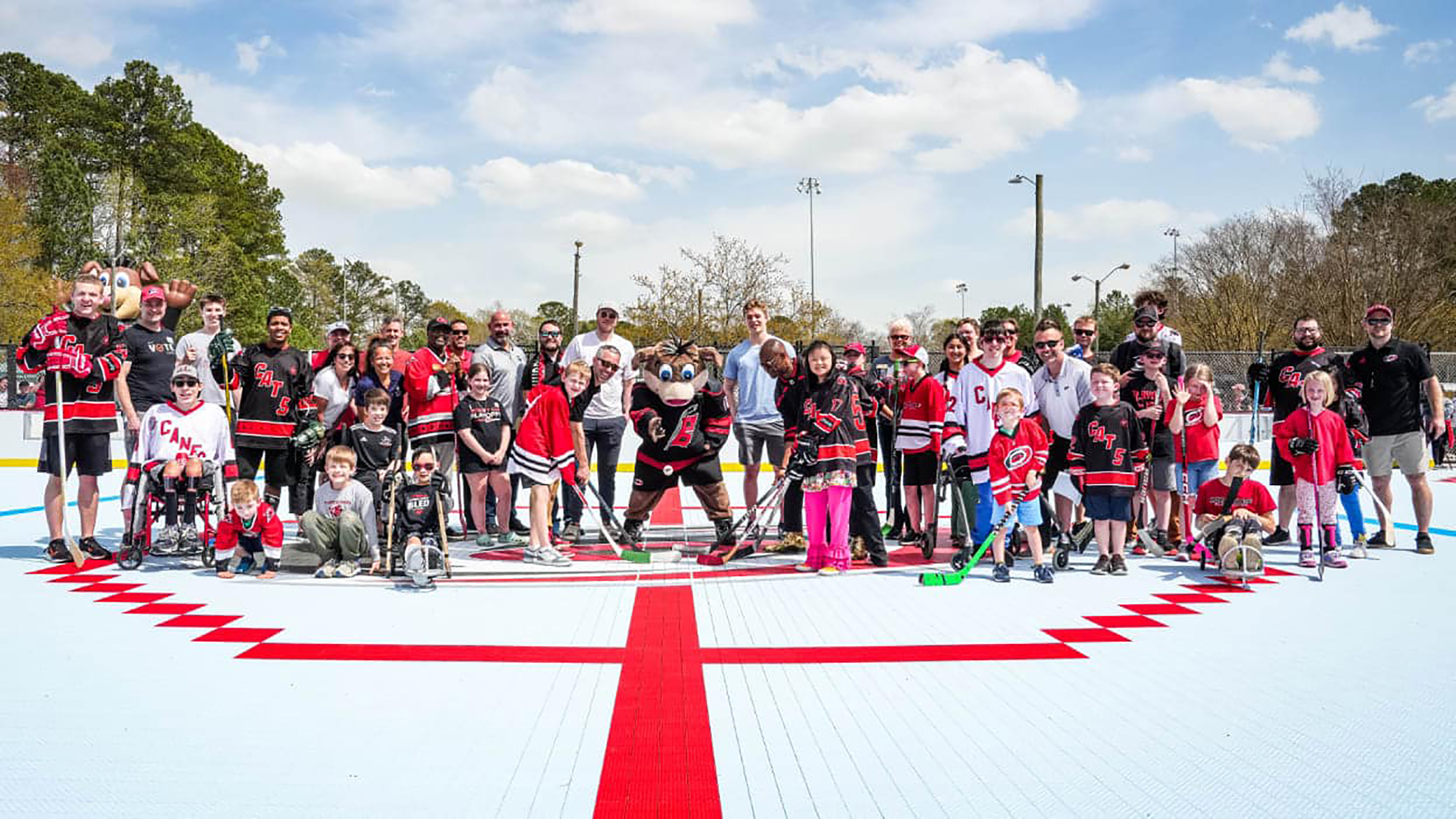 The Puck Drops Here!   BY Michael Laches