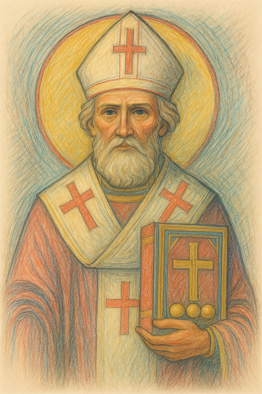 Santa - the Man, the Myth, the...Saint?