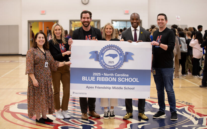 Apex Friendship Middle School Receives Prestigious NC Award